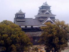 熊本城の小天守と大天守