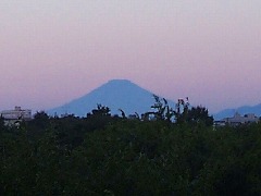 “富士山”見えました(9月）